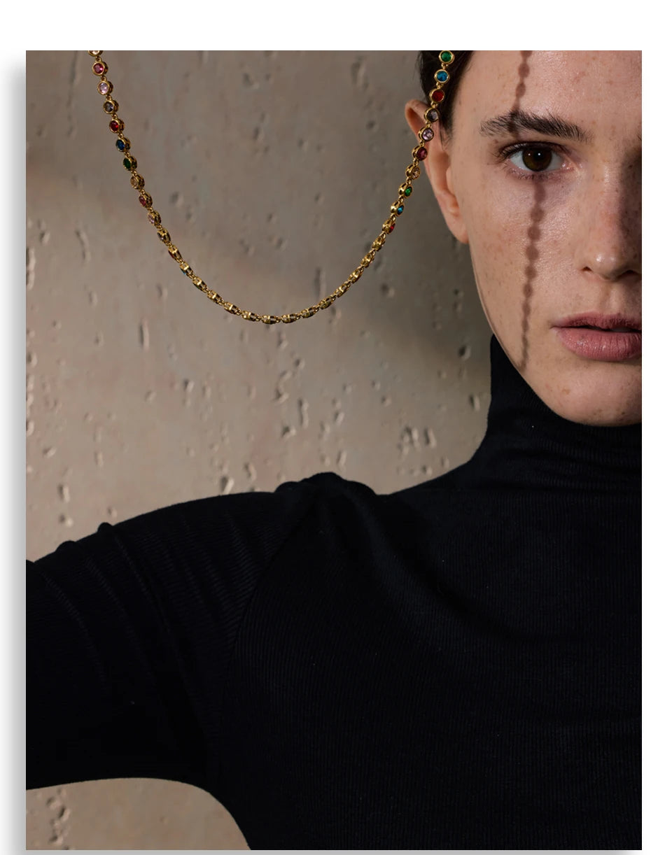 Colar e Pulseira de Zircônia Cúbica, Colar de Zircônia, Pulseira de Zircônia, Colar Feminino, Pulseira Feminina, Colar e pulseira Feminina, Loja Acessora