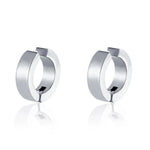 Brinco de Argola Sem Piercing em Aço Inoxidável 316L, Brinco de Argola, Brinco em Aço Inox, Brincos em Aço Inoxidável, Brincos Sem piercing, Loja Acessora