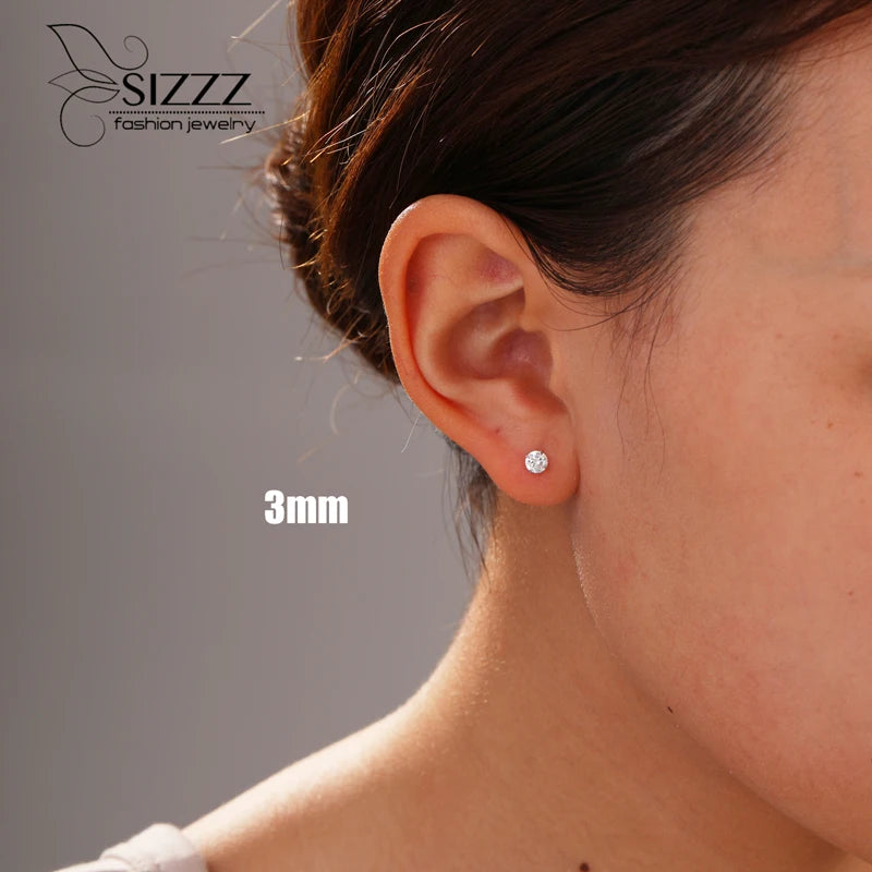 Brinco de Prata Esterlina, Brinco de Prata, Brinco com Zircônia, Brinco Life Petit, Brinco Prata Ponto de Luz, Loja Acessora