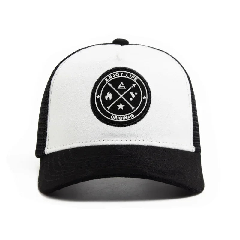Boné de Malha Unissex Snapback - Estilo e Conforto ao Ar Livre
