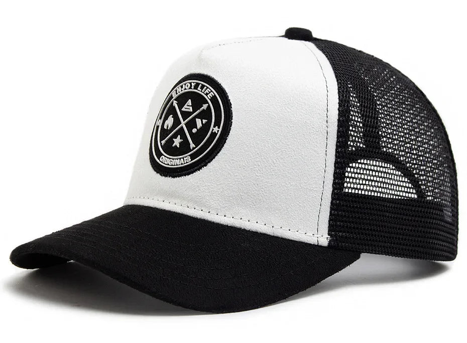 Boné de Malha Unissex Snapback - Estilo e Conforto ao Ar Livre