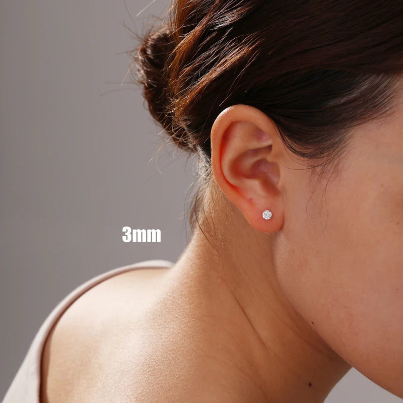 Brinco de Prata Esterlina, Brinco de Prata, Brinco com Zircônia, Brinco Life Petit, Brinco Prata Ponto de Luz, Loja Acessora