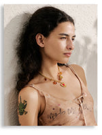 Yhpup na moda sol oceano charme pingente jóias artesanais ouro à prova dwaterproof água pvd banhado a aço inoxidável jóias de verão 2025 atacado