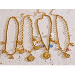 Yhpup na moda sol oceano charme pingente jóias artesanais ouro à prova dwaterproof água pvd banhado a aço inoxidável jóias de verão 2025 atacado