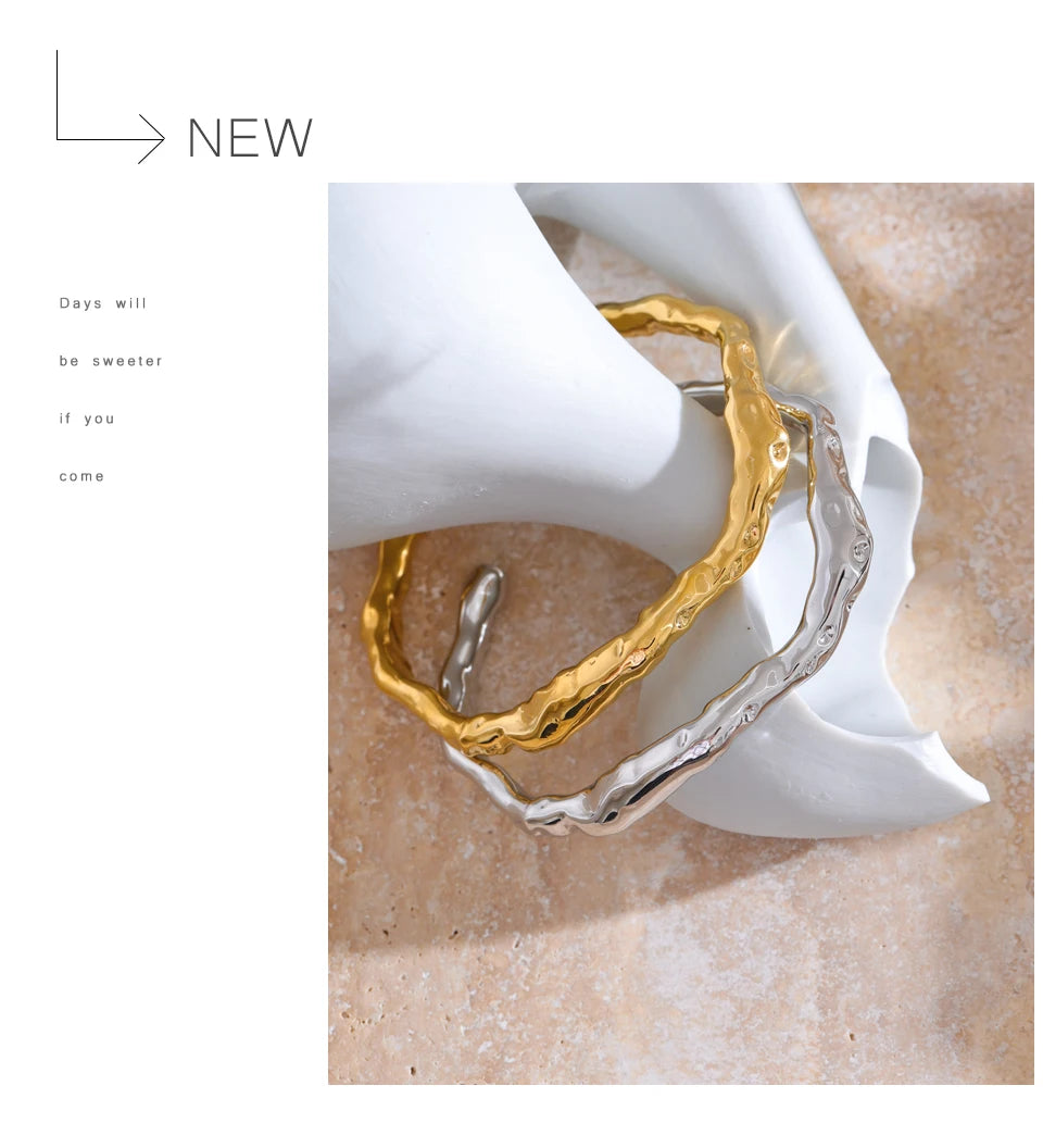 Pulseira Martelada de Aço Inoxidável. Pulseira Martelada Aço inox, Pulseira Minimalista, Pulseira Feminina, Pulseira Feminina de Aço Inox, Loja Acessora