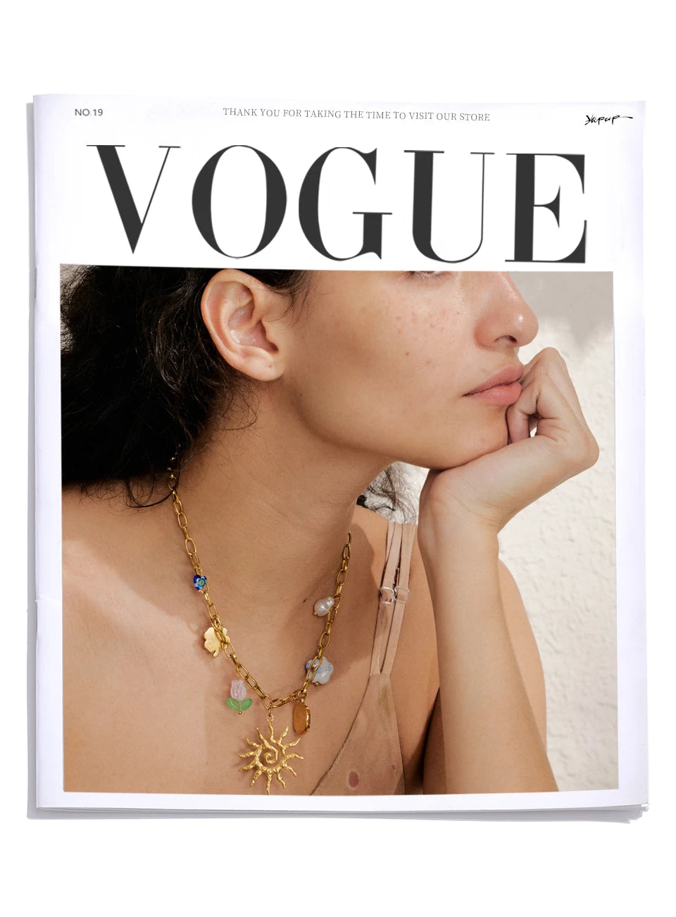 Yhpup na moda sol oceano charme pingente jóias artesanais ouro à prova dwaterproof água pvd banhado a aço inoxidável jóias de verão 2025 atacado