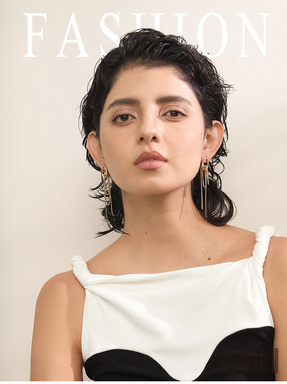 Brincos Geométricos de Aço inox Com Borla, Brinco de Aço Inox, Brincos Com Borla, Brinco Dourado, Brincos Geométricos de Aço inoxidável Com Borla, Loja Acessora