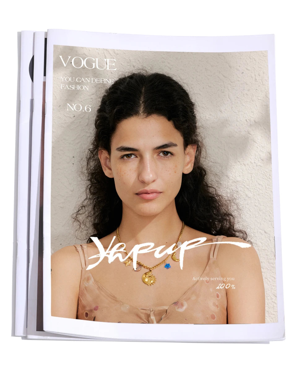 Yhpup na moda sol oceano charme pingente jóias artesanais ouro à prova dwaterproof água pvd banhado a aço inoxidável jóias de verão 2025 atacado