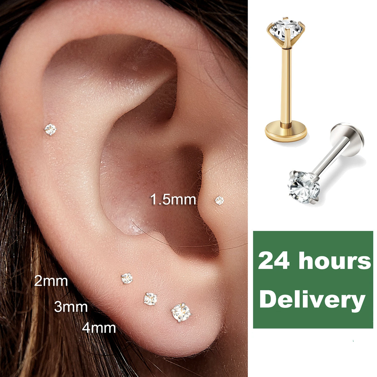 Brinco Aço Inox, Brinco Aço Inoxidável, Brinco Pequeno Aço Inox, Brinco Minúsculo Aço Inox Brinco Prata, Brinco Mini Ponto de Luz Aço Inox, Loja Acessora