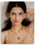 Yhpup na moda sol oceano charme pingente jóias artesanais ouro à prova dwaterproof água pvd banhado a aço inoxidável jóias de verão 2025 atacado