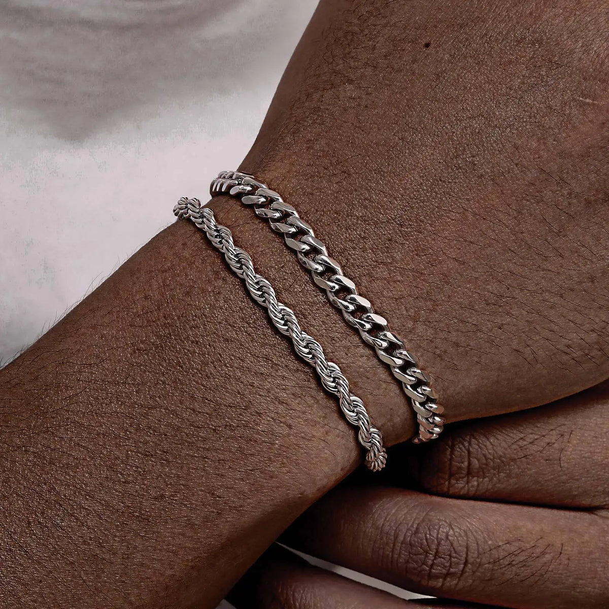 Pulseiras de Corrente em Aço inoxidável Masculinas, Pulseira em Aço Inox, Pulseira Masculina Prata, Pulseira Masculina Dourada, Pulseiras de Corrente Masculinas, Loja Acessora