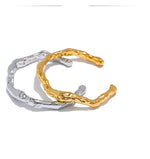 Pulseira Martelada de Aço Inoxidável. Pulseira Martelada Aço inox, Pulseira Minimalista, Pulseira Feminina, Pulseira Feminina de Aço Inox, Loja Acessora