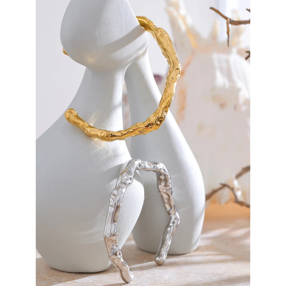 Pulseira Martelada de Aço Inoxidável. Pulseira Martelada Aço inox, Pulseira Minimalista, Pulseira Feminina, Pulseira Feminina de Aço Inox, Loja Acessora