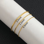 Pulseira Fina Unissex Aço Inoxidável, Pulseira Prata, Pulseira fina, Pulseira Aço Inox, Pulseira Unissex, Loja Acessora