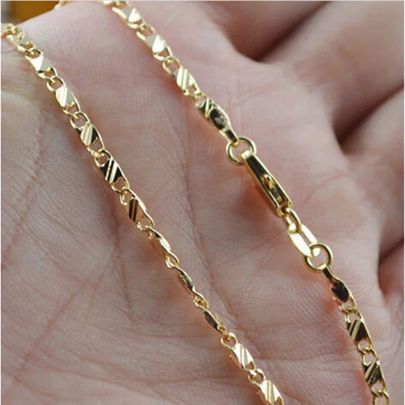 Corrente Unissex Dourado, Corrente Dourada 18k, Colar Unissex Dourado, Colar Minimalista, Corrente Minimalista, Corrente Minimalista Dourada, Loja Acessora