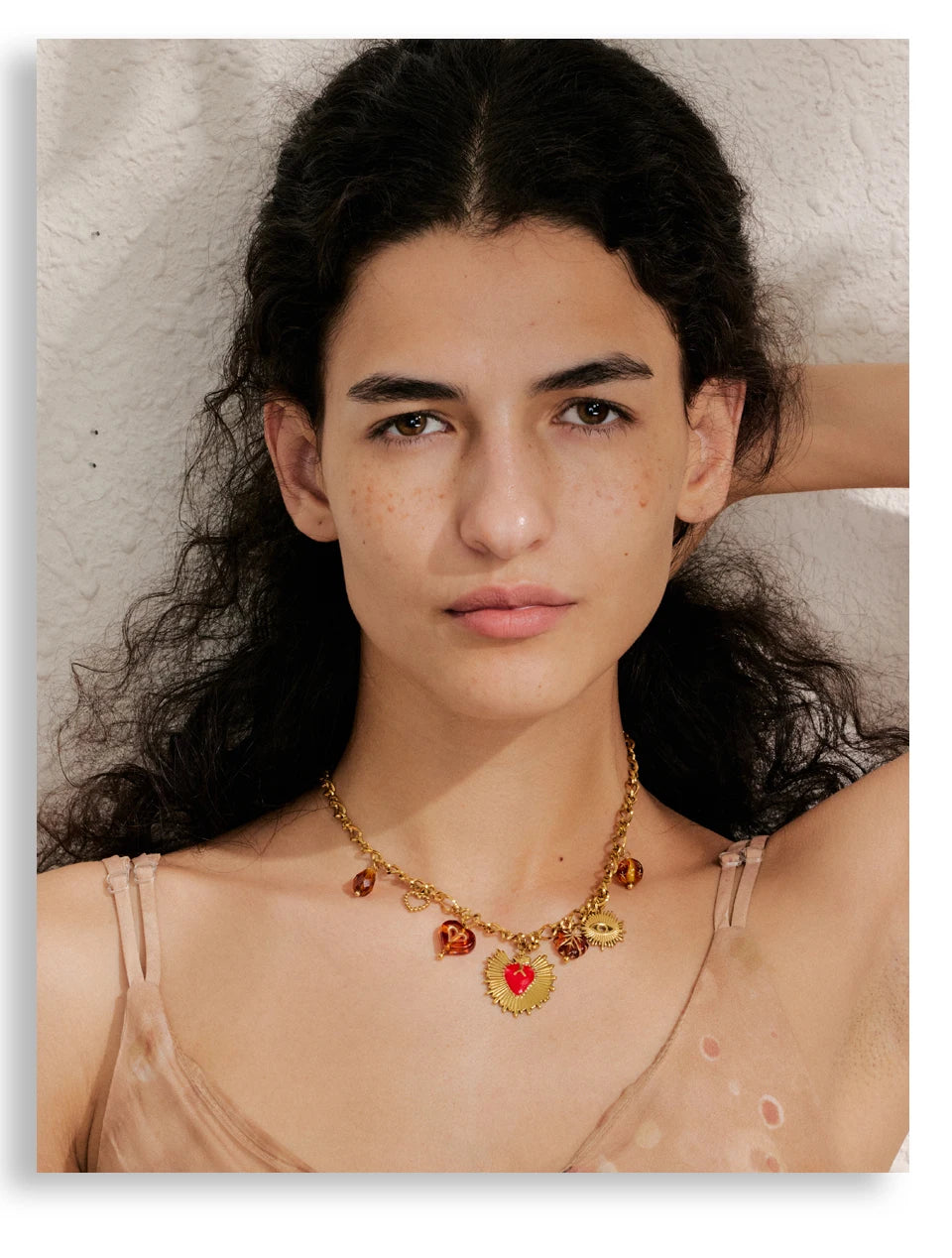 Yhpup na moda sol oceano charme pingente jóias artesanais ouro à prova dwaterproof água pvd banhado a aço inoxidável jóias de verão 2025 atacado