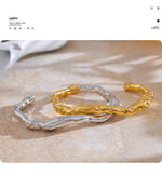 Pulseira Martelada de Aço Inoxidável. Pulseira Martelada Aço inox, Pulseira Minimalista, Pulseira Feminina, Pulseira Feminina de Aço Inox, Loja Acessora 