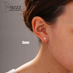 Brinco de Prata Esterlina, Brinco de Prata, Brinco com Zircônia, Brinco Life Petit, Brinco Prata Ponto de Luz, Loja Acessora 