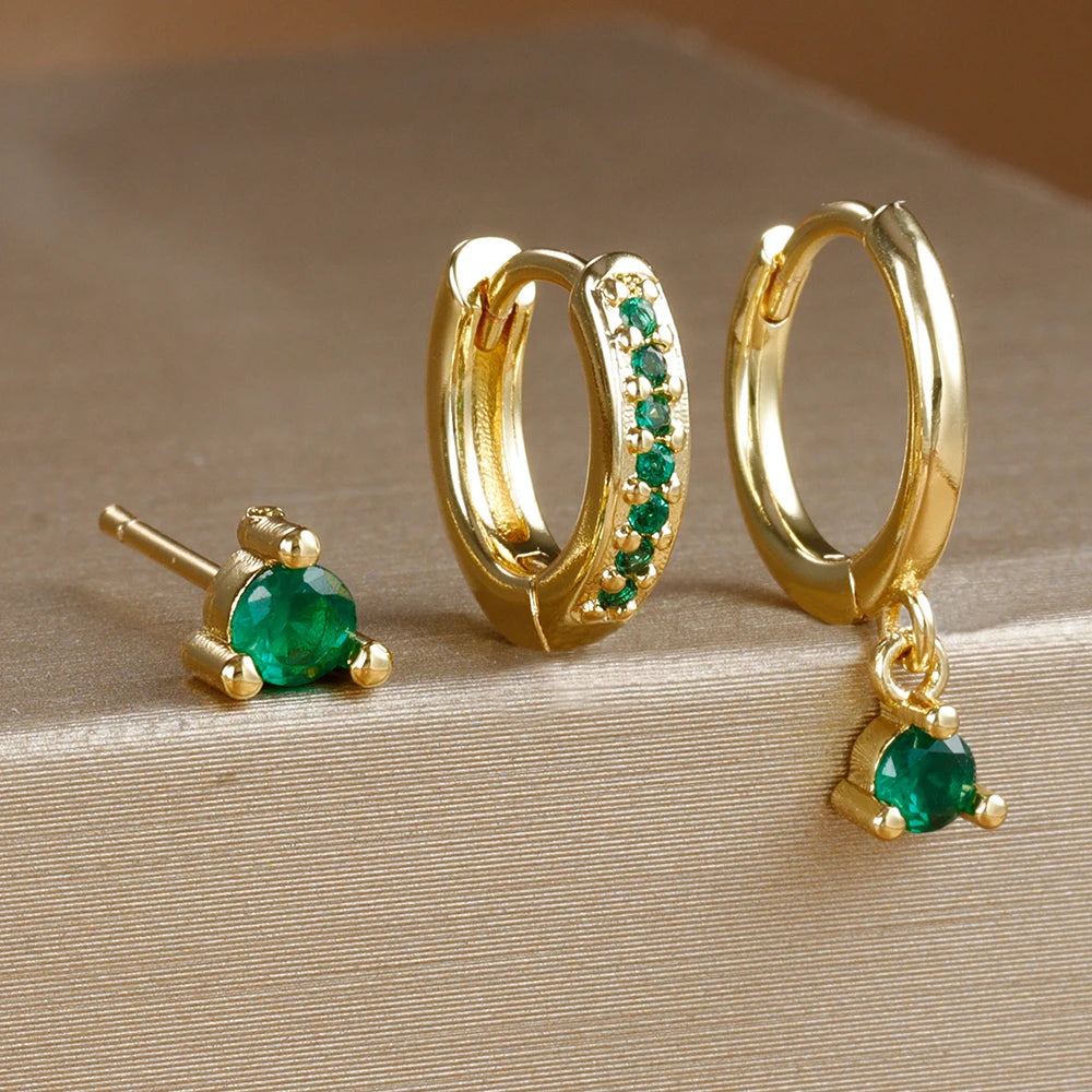 Conjunto de Brincos de Estrela Banhado a Ouro 18K, Conjunto de Brincos, Brinco de Estrela, Brinco de Estrela Banhado a ouro, Brinco banhado a ouro, Loja Acessora 