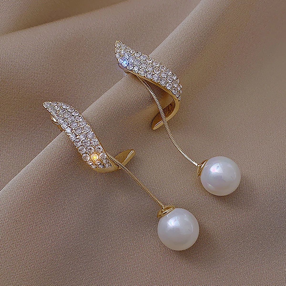 2 peças de brincos femininos modernos e elegantes com borla de pérola, viagens ao ar livre, carnaval, festa, presentes de vestir de férias -SMT034
