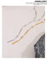 Colar Longo Fino em Aço Inoxidável, Colar Feminino, Colar Fino em Aço Inox, Colar de Aço Inoxidável 