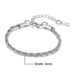 Pulseira Masculina Aço Inox, Pulseira Prata, Pulseira Masculina de Corrente, Pulseira de Aço Inox, Pulseira Masculina em Aço inoxidável, Loja Acessora 