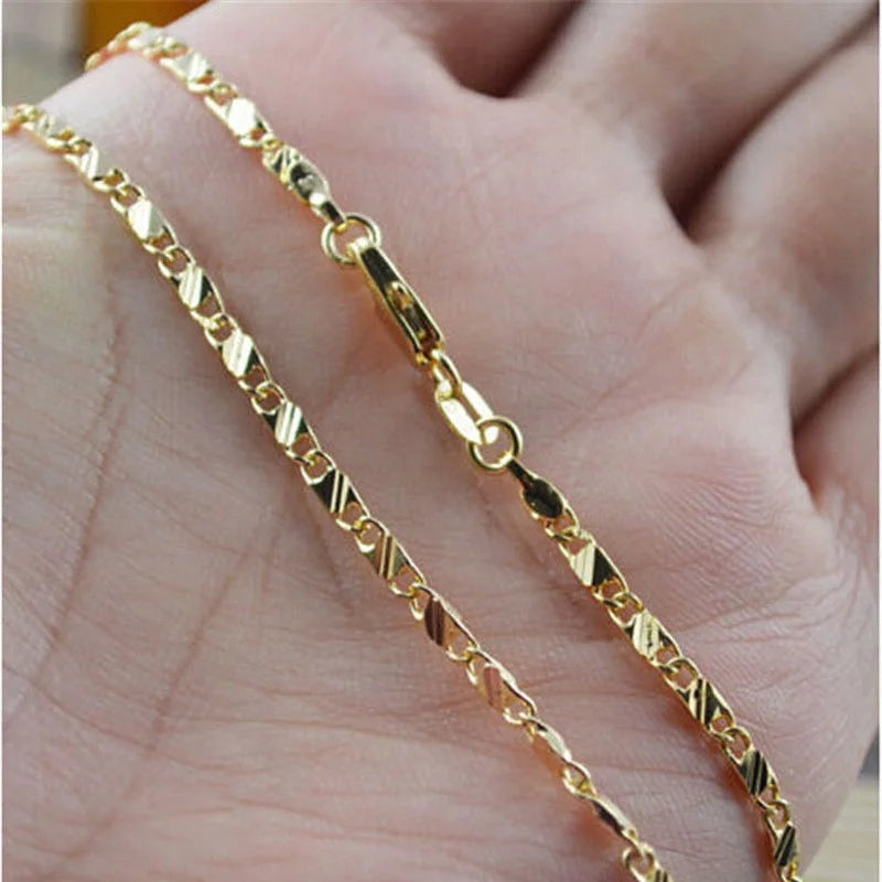 Corrente Unissex Dourado, Corrente Dourada 18k, Colar Unissex Dourado, Colar Minimalista, Corrente Minimalista, Corrente Minimalista Dourada, Loja Acessora