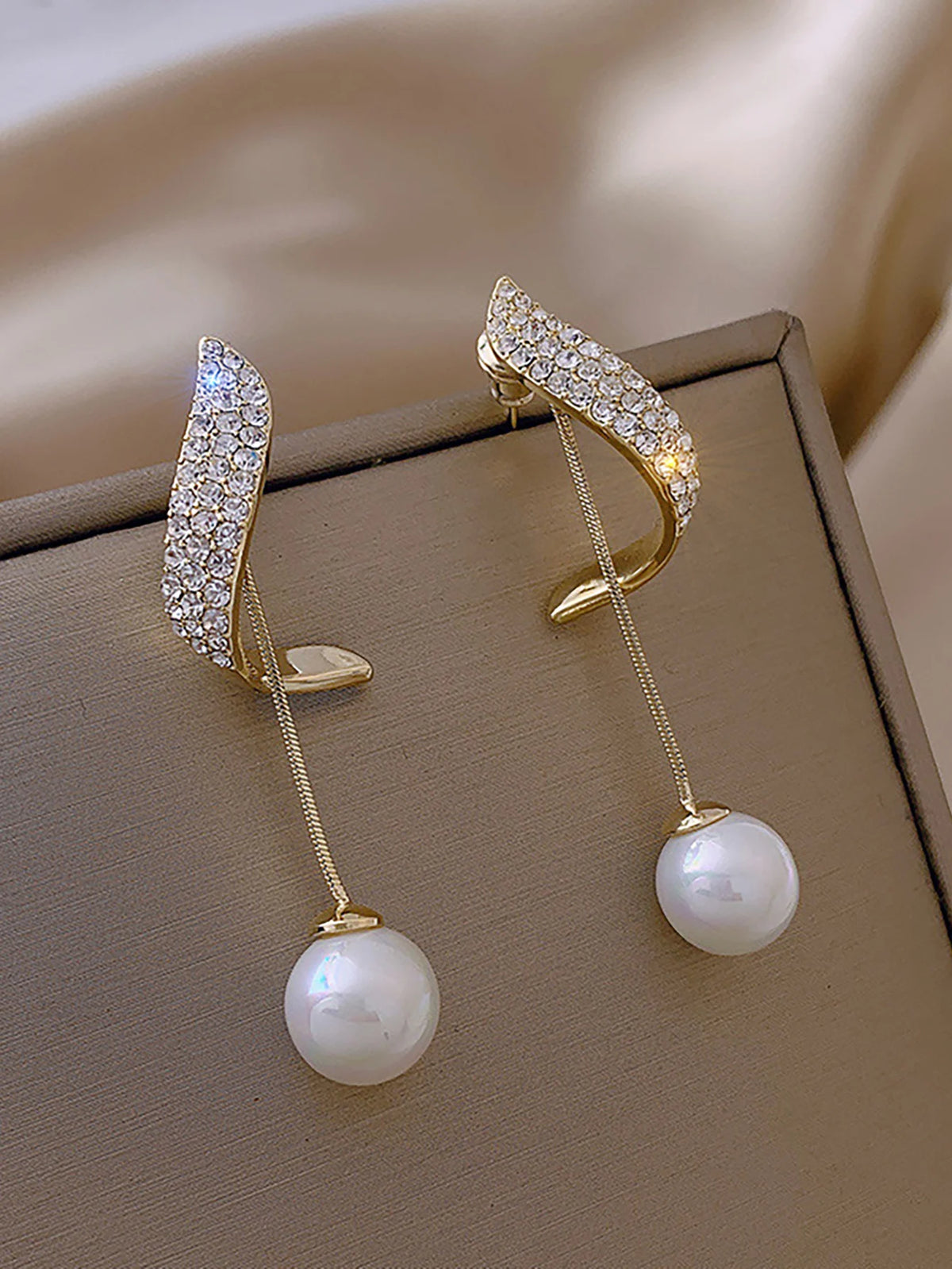 2 peças de brincos femininos modernos e elegantes com borla de pérola, viagens ao ar livre, carnaval, festa, presentes de vestir de férias -SMT034