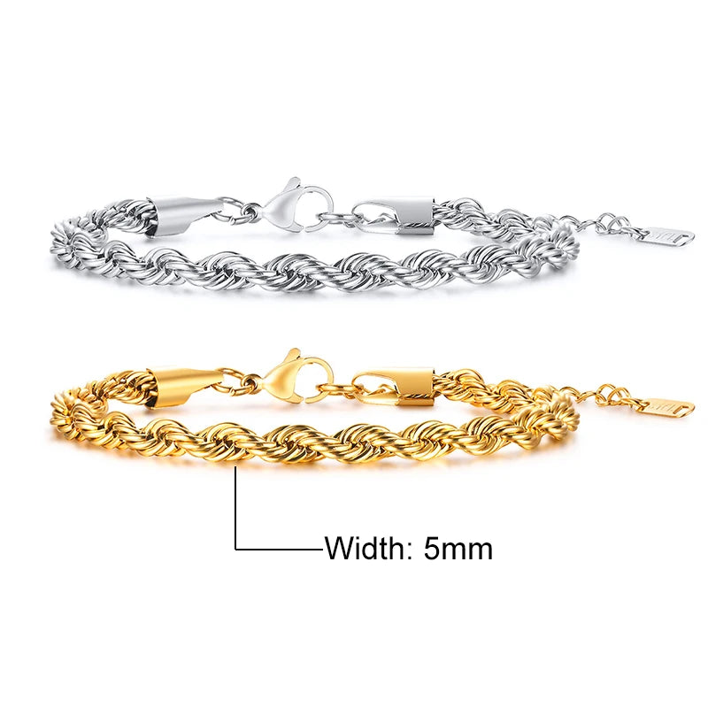 Pulseira Masculina Aço Inox, Pulseira Prata, Pulseira Masculina de Corrente, Pulseira de Aço Inox, Pulseira Masculina em Aço inoxidável, Loja Acessora 