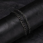 Pulseiras de Corrente em Aço inoxidável Masculinas, Pulseira em Aço Inox, Pulseira Masculina Prata, Pulseira Masculina Dourada, Pulseiras de Corrente Masculinas, Loja Acessora