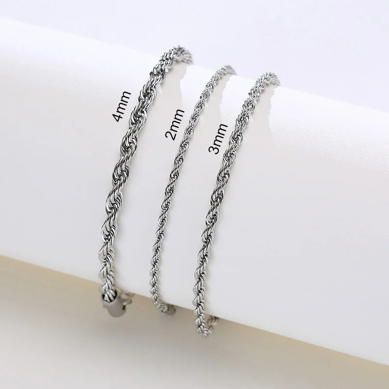 Pulseira Masculina Aço Inox, Pulseira Prata, Pulseira Masculina de Corrente, Pulseira de Aço Inox, Pulseira Masculina em Aço inoxidável, Loja Acessora 