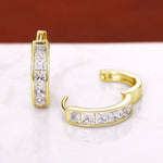 Brincos de Argola Clássicos com Zircônia Cúbica, Brinco de Argola, Brinco de Zircônia, Brincos de Argola Clássicos, Brincos Com Zircônia, Brinco Com Zircônia Clássico, Loja Acessora 