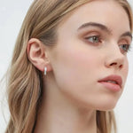 Brincos de Zircão em Prata 925, Brinco de Zircão, Brincos de Prata, Brinco em Prata 925, Brincos de Prata 925, Brinco de Zircão em Prata, Loja Acessora