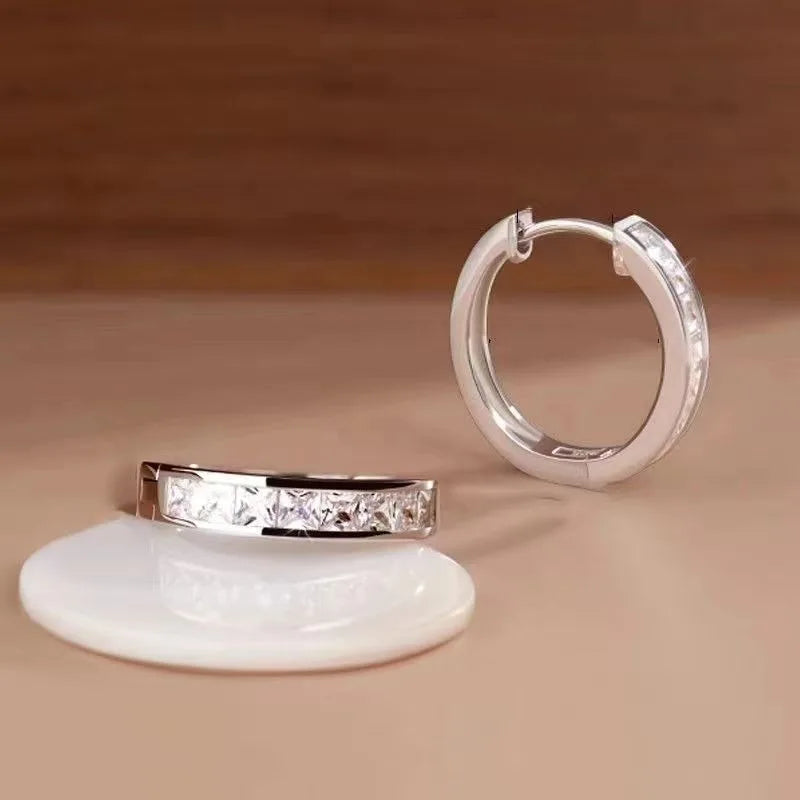 Brincos de Zircão em Prata 925, Brinco de Zircão, Brincos de Prata, Brinco em Prata 925, Brincos de Prata 925, Brinco de Zircão em Prata, Loja Acessora