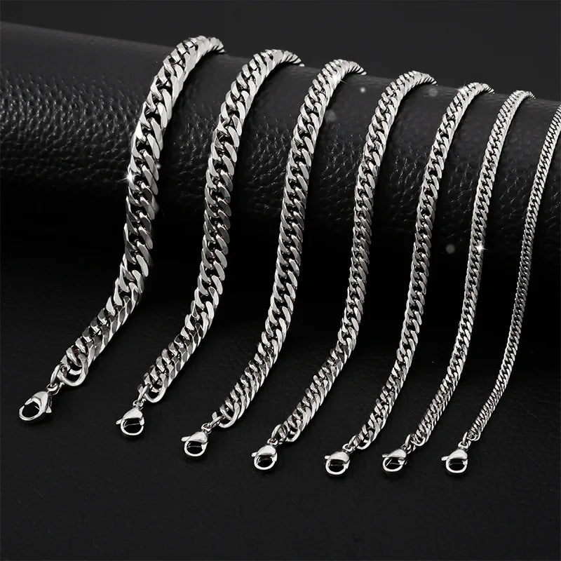 Pulseira de Aço Inox Prata Masculina, Pulseira Masculina, Pulseira de Aço Inox Prata, Pulseira Masculina Prata, Pulseira de Aço Inoxidável Prata Masculina, Loja Acessora 