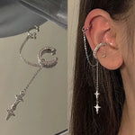 Brinco Estrela, Brinco Clipe Estrela, Brinco de Estrela, Brinco Estrela Com Borla, Brinco de Estrela Prata, Brinco Life Estrela, Falso piercing Loja Acessora 