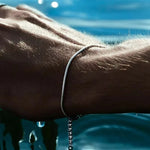 Pulseira Fina Unissex Aço Inoxidável, Pulseira Prata, Pulseira fina, Pulseira Aço Inox, Pulseira Unissex, Loja Acessora 