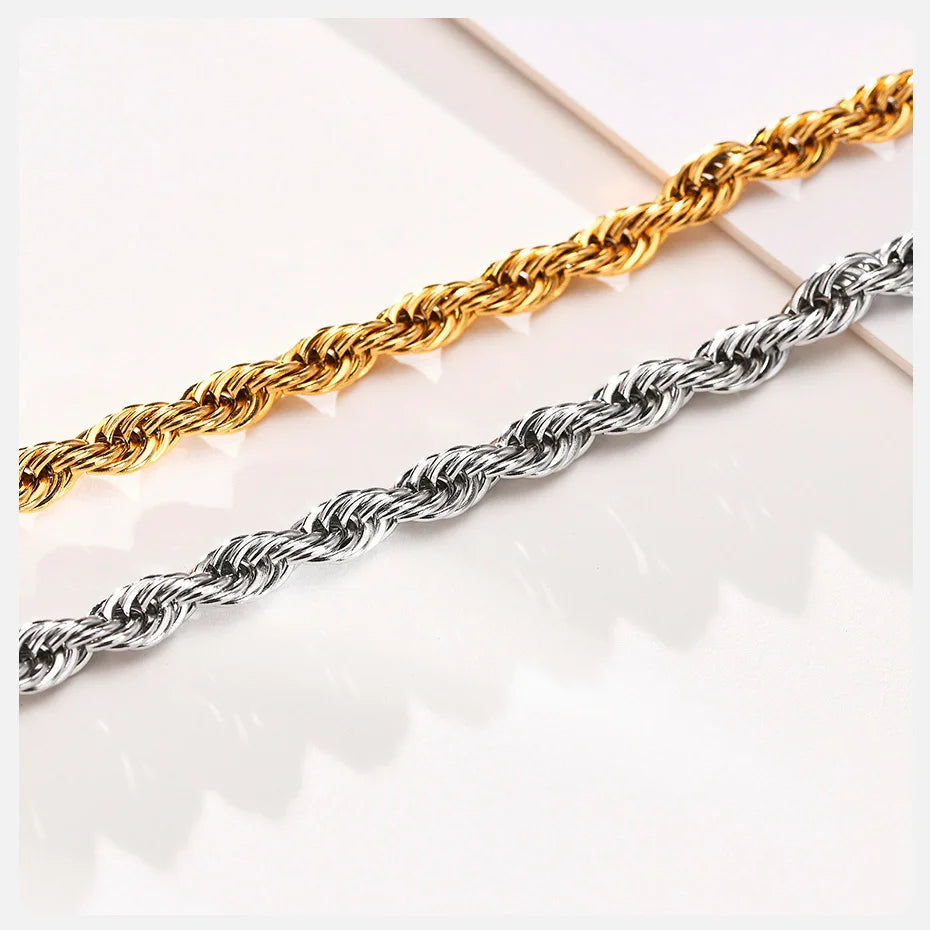 Pulseira Masculina Aço Inox, Pulseira Prata, Pulseira Masculina de Corrente, Pulseira de Aço Inox, Pulseira Masculina em Aço inoxidável, Loja Acessora 
