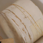 Gargantilha Dupla em Aço Inoxidável com Zircão, Colar Feminino, Colar Feminino de Aço Inox, Gargantilha de Aço Inox, Gargantilha Com Zircão, Loja Acessora 