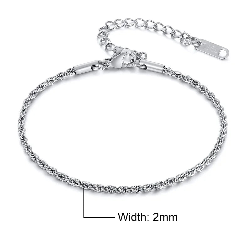 Pulseira Masculina Aço Inox, Pulseira Prata, Pulseira Masculina de Corrente, Pulseira de Aço Inox, Pulseira Masculina em Aço inoxidável, Loja Acessora 