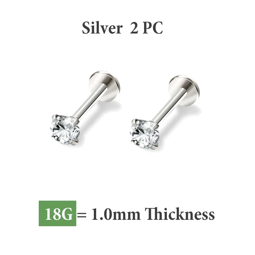 Brinco Aço Inox, Brinco Aço Inoxidável, Brinco Pequeno Aço Inox, Brinco Minúsculo Aço Inox Brinco Prata, Brinco Mini Ponto de Luz Aço Inox, Loja Acessora